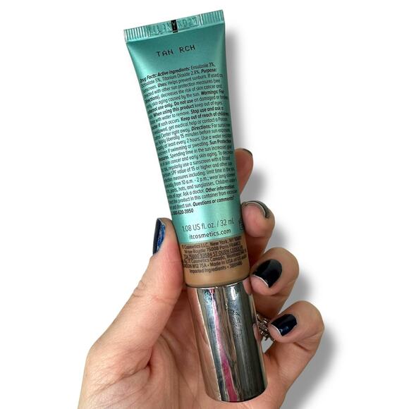 iT Cosmetics NEW CC+ Cream Natural Matte 16HR Tan Rich Foundation with SPF 40 - Picture 6 of 8